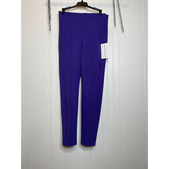 NWT ATHLETA Glacier Snow Skinny Ski Pant Noble Blue (Purple) Womens Size 8 - Picture 3 of 9